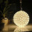 Christmas light string LED ball, 2 pieces 15 cm decorative hanging cherry blossom, warm white 1