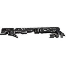 Geeignet für Auto Hinten Stamm Embleme Raptor SVT Emblem 3D Logo Heckklappe Aufkleber Ersatz Aufkleber