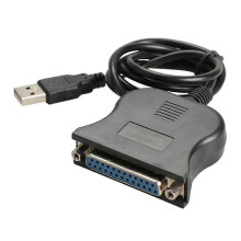 Adecuado para cable paralelo USB de 25 pines con interfaz DB25, cable de impresora IEEE 1284 USB 2.0