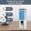 Dispenser per collutorio per bagno, dispenser per collutorio intelligenti da 700 ml, collutorio automatico 2