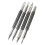 Spring Nail,Dual Heads Nail Setter,4pc Hammerless Door Hinge Pin Removal Tool,Striking Force Spring 1