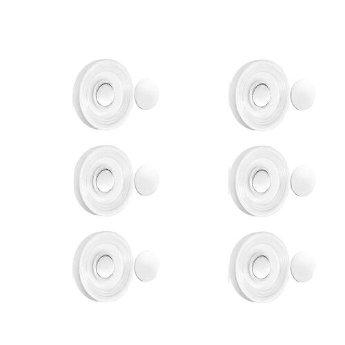 Supporto magnetico per telecomando da 6 pezzi, organizer per telecomando da parete, molto stabile, autoadesivo