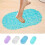 Ovale Duschmatte, transparente Badezimmermatte, Badewannenmatte aus PVC 2