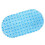 Ovale Duschmatte, transparente Badezimmermatte, Badewannenmatte aus PVC 1