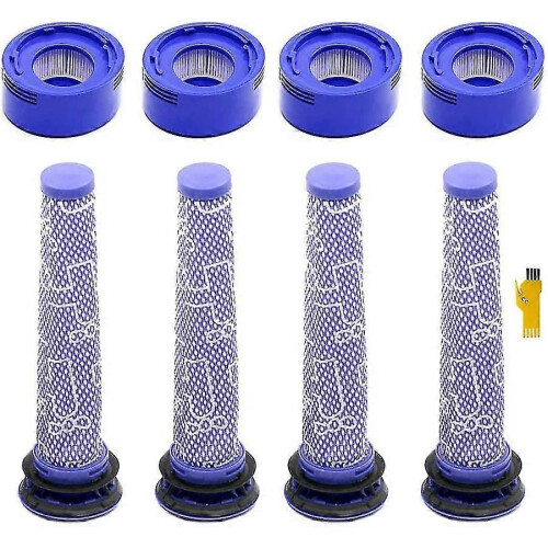 Kit di accessori Rebirth Laimaiou 4 prefiltri e 4 postfiltri per Dyson V8 Absolute V7 Motorhead V7