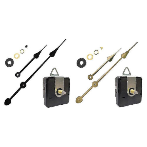 2 Sets Exercise Accessories Clock Movement Kits Diy Clock Mechanism Diy Wall Clock Parts Clock Movement