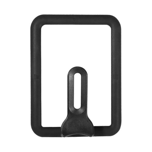 Rectangle Glass Pot Cover Thickened Standable Visible Silicone Rectangle Pan Lid Black 13 X 18cm / 5.1