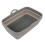 Fodera per friggitrice pieghevole in silicone, cestello rettangolare per friggitrice in silicone con 1