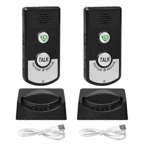 Draadloze intercom met spraakmonitor, herinnering, slimme tweerichtingsintercom, geschikt voor thuis,