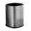 12L Rectangular Trash Can Lidless Living Room Kitchen Office Stainless Steel Dustbin Trash Can 1