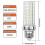 suitable for 20w Led Corn Light Bulbs, 150w Equivalent Incandescent Bulb, 6000k Cool White, E27 Edison 2