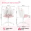 Joolihome Velvet Cat Paw Desk Chair, Height Adjustable 4