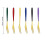 12PCS Appetizer Dessert suitable forks,Stainless Steel Fruit suitable forks Mini Salad Fruit suitable 2