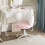 Joolihome Velvet Cat Paw Desk Chair, Height Adjustable 10