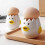 Cute Egg Separator, Ceramics Vomiting Chicken Egg Yolk Egg White Divider, Portable Egg Filter Splitter 2