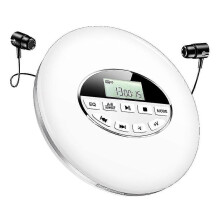 Tragbarer CD-Player mit CD-, MP3-, CD-R- und CD-RW-kompatiblen Medien, CD-Wiedergabe, kompatibel mit