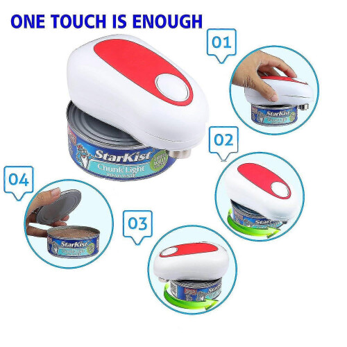 Dosenöffner, Elektrischer Dosenöffner Smooth Edge One Touch Dosenöffner, Elec -CDSX