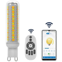 G9 LED-Glühbirne, 550–650 lm, Smart-Lampe, kein Flimmern, dimmbare Lichter mit Fernbedienung – CDSX