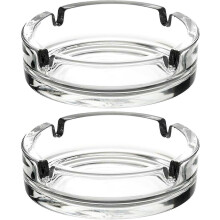 Glazen asbakken voor sigaretten Draagbare decoratieve moderne asbak Leuke, leuke, coole asbak Verpakking