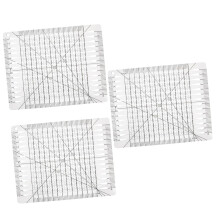 3 Piece Patchwork Sewing Ruler Clothing Foldable Sewing Cutting Mat Rulers Rotary Cutter For Fabric Separator Templates For Craft Work Marker