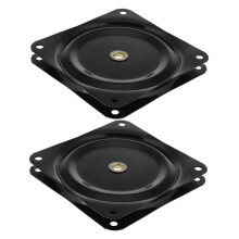Furniture Turntable Recurve Bow Heat Shield Steel Tracker Swivel Pack of 2