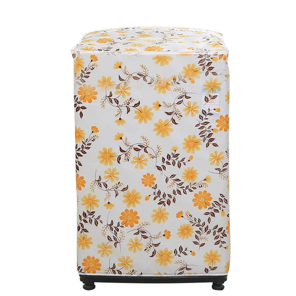 Washing machine cover 2 pieces waterproof flip protective cover Beige 565687cm-image-OPC-PJ2MPQ6-NEW