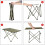 Ultralight, foldable camping table, portable for outdoor use, quick to fold, compact design, high weight capacity 5
