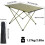 Ultralight, foldable camping table, portable for outdoor use, quick to fold, compact design, high weight capacity 2