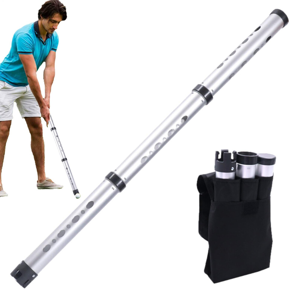 Golf Ball Retriever  Aluminum alloy tube collection device  Shagger Grabber for women men-image-OPC-PJ2MPYW-NEW