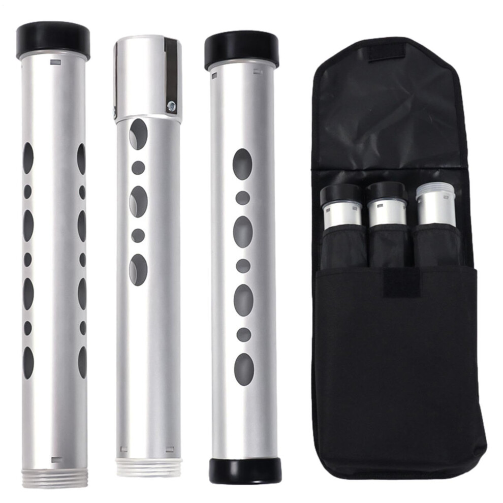 Golf Ball Retriever Tube  Aluminium Alloy Picker Pickup Tool  Golf Balls Shagger Grabber Golf Ball Tube for Women Men Four claw connector-image-OPC-PJ2MPZ5-NEW