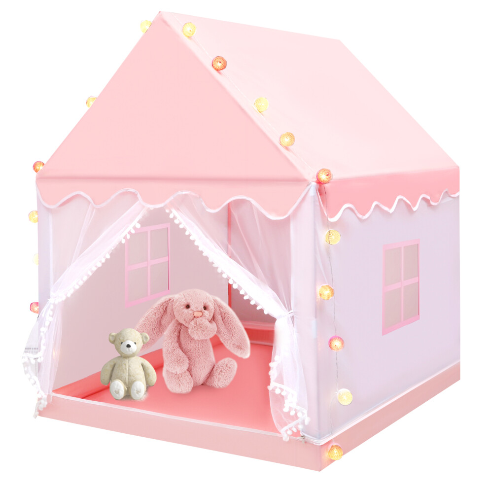 Kids Play Tent With Lights - Princess Tent for Girls, Indoor Playhouse-image-OPC-PJ2MQ8B-NEW