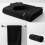 (2x Black) Extra Large Super Jumbo Bath Sheet Towel 100% Egyptian Cotton Bath Sheets 5
