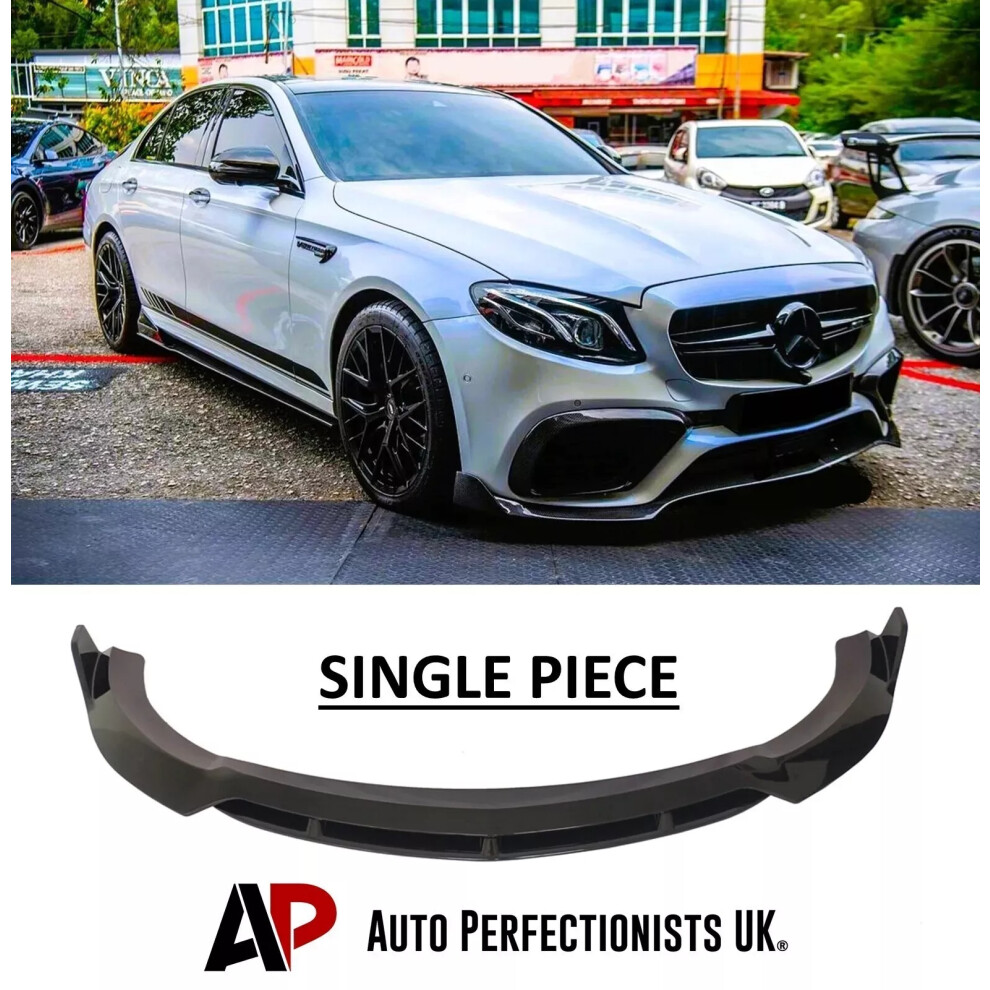 For Mercedes E Class E63s Amg B Style W213 C238 Splitter Lip Black 5061072665271