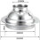 Kitchen exhaust solution Stable stainless steel Adjustable ventilation outlet in three sizes (200) 4