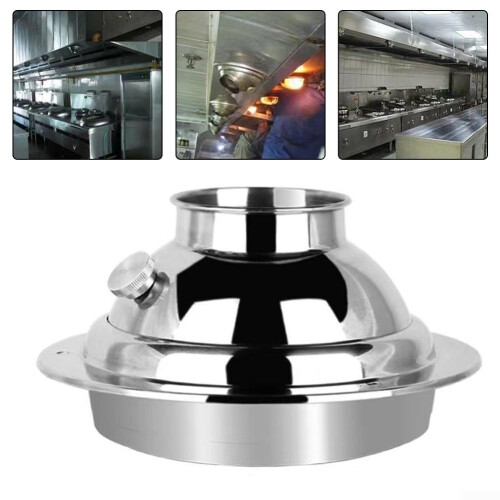 Kitchen exhaust solution Stable stainless steel Adjustable ventilation outlet in three sizes (200)