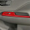 For Window Glass Lift Switch Trim Frame Red 2