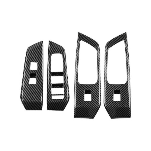 Panneau Porte Voiture Renault KUNGKIC Pour Renault Megane 2009-2014 Fibre De Carbone Porte Megane 4 Pièces Détachées