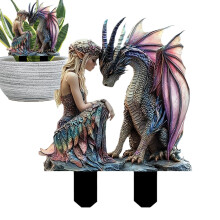 Dragon Aus Acryl Fee Acryl Welcome Decoration  Garden Sign Decorations For Dragon Fairy, Girl And  Welcome For Lawn Decoration D