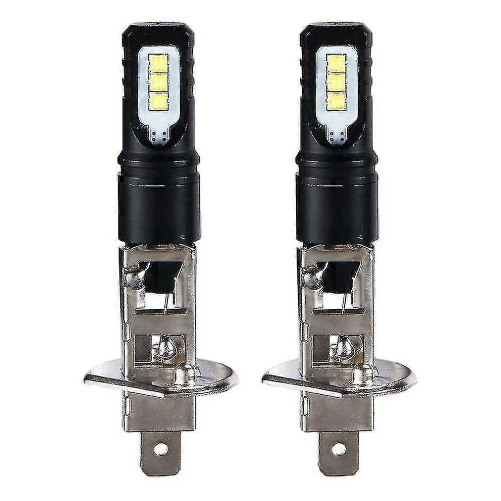 2X H1 6000K Super Bright 6000Lm Drl Led Headlight Kit High Beam White 9319739926934
