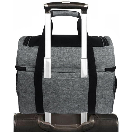 Bowling Tote with Two Balls, Shoe Compartment, Adjustable Padded Straps 1