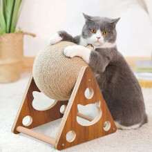 Cat Scratching Ball Natural Sisal Scratcher Pet Toy