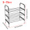 Living And Home (3 Tier) Floor Standing Shoe Rack Storage Shelf Organizer 8