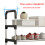 Living And Home (3 Tier) Floor Standing Shoe Rack Storage Shelf Organizer 6
