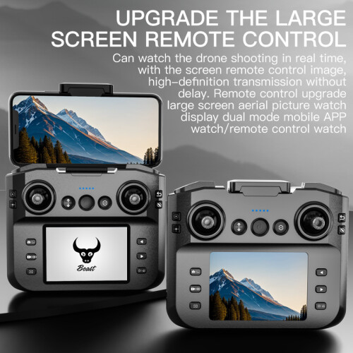 SG901 pro Drone with 4K Camera & Screen Remote - 196g (No FAA Reg), Obstacle Avoidance, Auto Return, Foldable 2