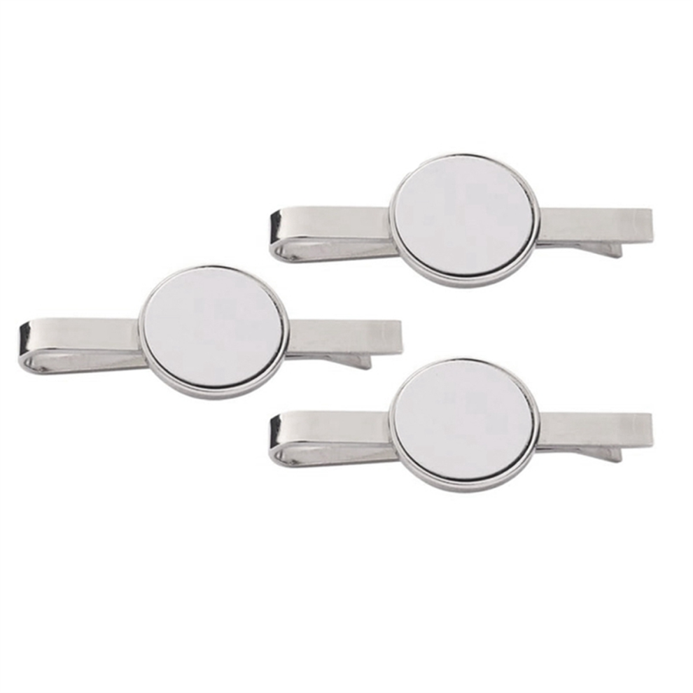 Sublimatie Stropdas Clip Blanks Voor Mannen Metalen Stropdas Clips Warmteoverdracht-image