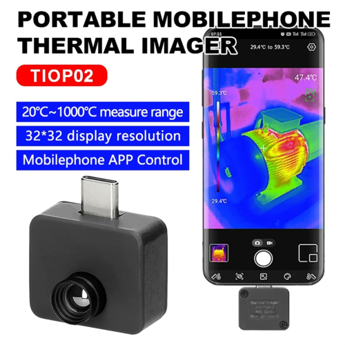 TIOP02 Cameră termică pentru telefon mobil -20-1000 1