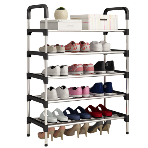 Living And Home (5 Tier) Floor Standing Shoe Rack Storage Shelf Organizer