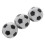 5x Palline da calcio balilla da 32 mm in plastica per interni, colore nero e bianco 3
