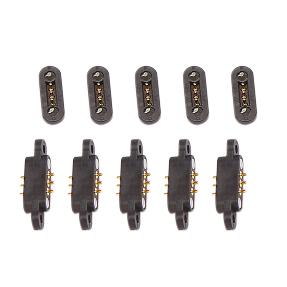 Conector Pogo MagnéTico Con Resorte De 5 Pares, Paso De 2,3 Mm-image