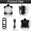 4 Pack USB Rechargeable Bike Light Set Front and Rear LED Light 2